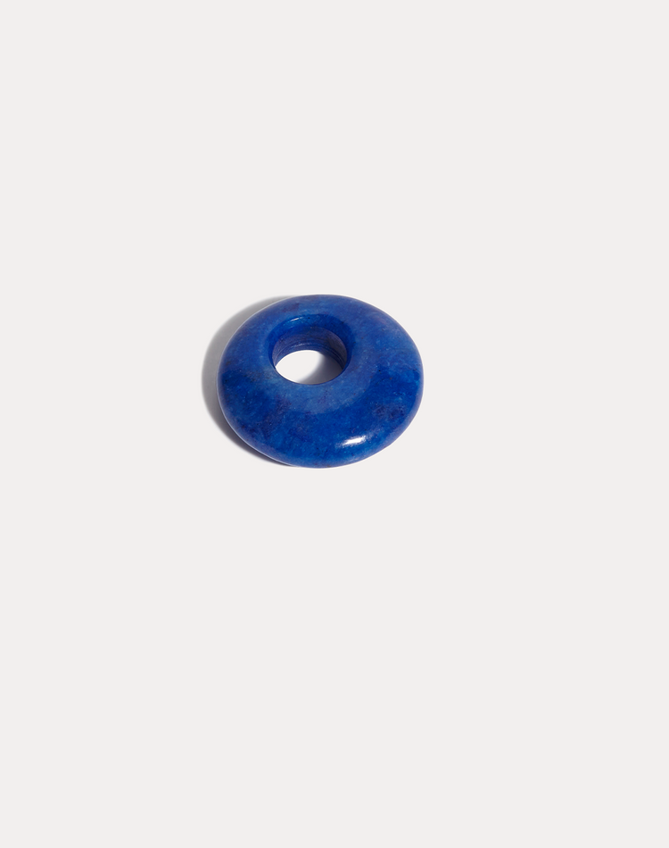 Lapis Doughnut Earring Charm